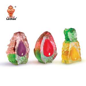 Nuovo Prodotto Caramelle Gommose con Etichetta Privata Ripiene di Marmellata di Frutta 3D a Forma di Fragola per Confezione in Sacchetto - Product Image 5