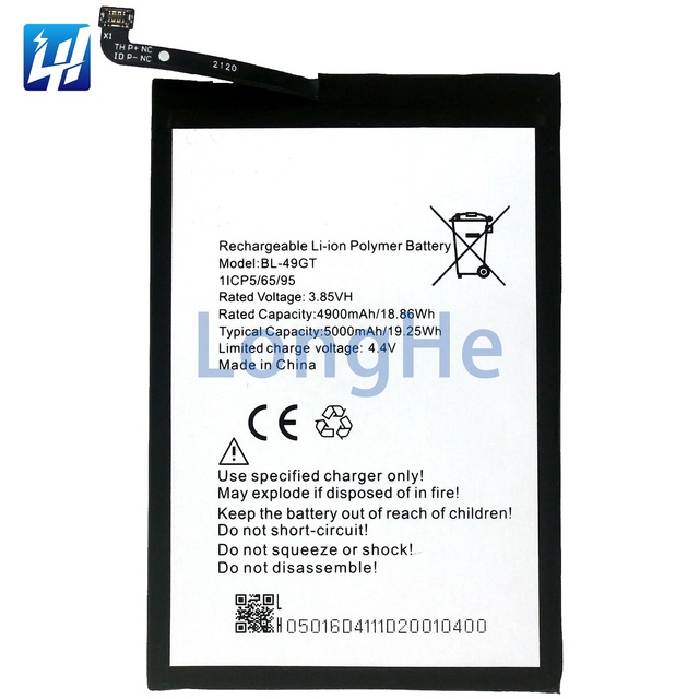 BL-49GT OEM ODM Mobile Phone Battery for Tecno Camon 17 CG6 CG7 KH6 Spark 9T 19 Neo