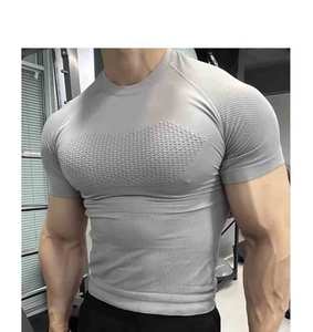 T-shirt Sportiva in Poliestere ad Asciugatura Rapida, Elastica, Effetto Seta Ghiaccio, Personalizzabile, per Uomo - Product Image 3