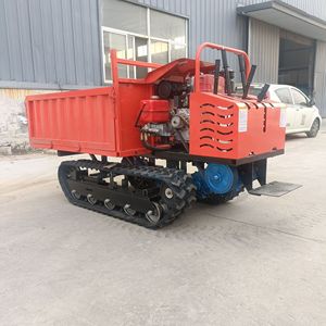 Véhicule de transport sur chenilles rouge pour l'agriculture, l'ingénierie, l'utilisation en verger, multifonctionnel, haute productivité, facile à utiliser - Product Image 1