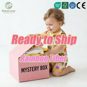 Babylovey Tersedia Romper Bayi Multifungsi Bahan Bambu Lembut untuk Semua Musim dengan Ritsleting Dua Arah dan Motif Kartun Air - Product Image 1