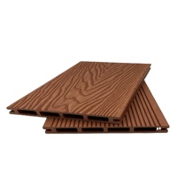 Planche de terrasse extérieure en WPC imperméable, revêtement composite bois-plastique, antidérapant, terrasse, jardin, patio, sol extérieur