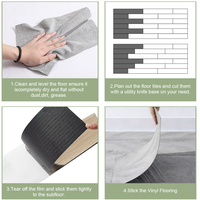 Dalles de sol LVT professionnelles chinoises durables et imperméables pour intérieur, revêtement de sol vinyle LVT, planches de sol vinyle SPC pour chambre à coucher
