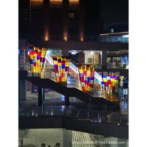 ไฟตกแต่งเชิงพาณิชย์ รูปทรงโค้งรุ้ง LED พร้อมเมฆ สำหรับจัดแสดงกลางแจ้ง แสงสีขาวนวล 2700K - Product Image 3
