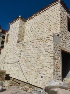 Tuiles épaisses dégringolées de revêtement de mur de <span class=keywords><strong>calcaire</strong></span> de style antique traditionnel pour la décoration privée - Product Image 2