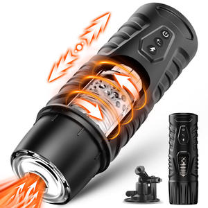 Girevole telescopico aereo tazza maschio masturbatore e sesso orale esercizio giocattolo di controllo del pene Trainer - Product Image 2