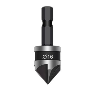 3 Flute Chamfering <b>Drill</b> <b>Bit</b> Hex Shank 82 Degree <b>Titanium</b> Plated Countersink Tool - Product Image 5