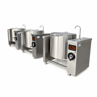 Marmite à soupe inclinable robuste en acier inoxydable Winmost YS-YB600 12KW, capacité 600*100L, haute efficacité, Plug-and-Play
