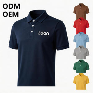 Chemises Polo Homme Personnalisées de Haute Qualité avec Broderie Designer et Motif Imprimé par Sublimation, Style Unifié, Anti-Plis - Product Image 1
