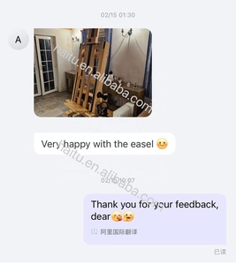 Cavalletto da <span class=keywords><strong>Disegno</strong></span> Professionale di Alta Qualità in Legno di <span class=keywords><strong>Faggio</strong></span> per Studio d'Arte, Modello Master Grande con Doppio Bilanciere e Quattro Ruote - Product Image 5