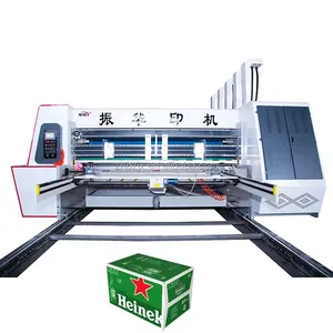 Fabricación automática de máquinas troqueladoras y ranuradoras de impresión de cajas de cartón corrugado de alta velocidad, de alta velocidad, con envío directo a través de Facebook