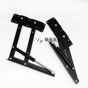 Mecanismo de elevación para mesa de centro Luye Hardware, resorte de gas, soporte plegable de hierro negro, herrajes para muebles - Product Image 2