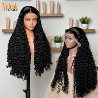 Pelucas de Cabello Humano Rizado Pixie Indio al por Mayor, 100% Cabello Virgen con Cutícula Alineada, Pelucas Frontales de Encaje sin Pegamento Pre-Arrancadas para Mujer