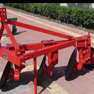 Disc Plough 3 Row Red Farm <b>Cultivator</b> For Tractor Mounted Tilling - Product Image 1