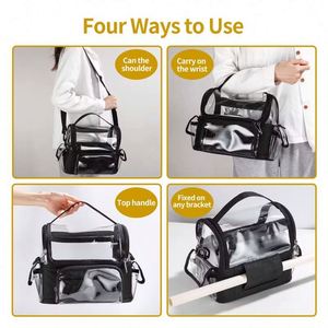 Free Sample Extra Large Transparent <b>Makeup</b> <b>Brush</b> <b>Case</b> Clear Waterproof Cosmetic Organizer Bag Holder <b>Makeup</b> Artist With - Product Image 5