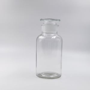 Bouteille à réactifs en verre ambré transparent à large ouverture, hermétique, avec bouchon en liège, sérigraphiée Hebei, pour pharmacie – Meilleures ventes - Product Image 4
