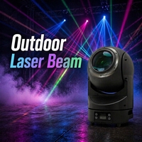 Projecteurs laser de scène extérieurs 120W, technologie de contrôle précis de la lumière, IP65, couleurs multiples, projecteurs spot