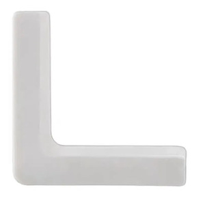 Protection d'angle en silicone Soumei Hidemi en forme de L, 50 mm, transparent, gris, noir, pour la protection des bords des fenêtres et des tables - Product Image 1