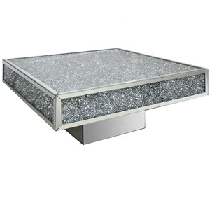 Luxe Haute Qualité Offre Spéciale mousseux Écrasé Diamant <span class=keywords><strong>Table</strong></span> <span class=keywords><strong>Basse</strong></span> Miroir - Product Image 2