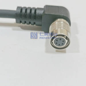 Câble de déclenchement de caméra industrielle 8 broches Hr25-7tp-8s Câble de déclenchement d'alimentation IO femelle 8 broches - Product Image 3