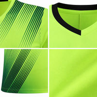 Aiju - Camiseta de Fútbol Personalizada al por Mayor, Uniforme de Entrenamiento de Manga Corta, Secado Rápido, Transpirable, Equipación de Equipo, Ropa para Partidos
