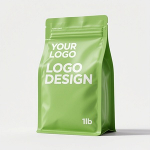 Sacs d'emballage en papier kraft de haute qualité avec logo personnalisé, 250g/500g/1kg, avec fermeture éclair et valve, pour café, thé et autres aliments - Product Image 4