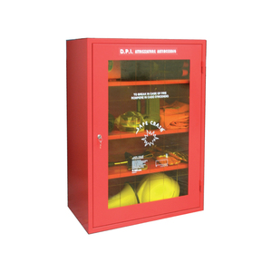 Carvel 730x400x1000mm armoire de sécurité monobloc pour EPI avec porte en verre cassable et 3 étagères - Product Image 1