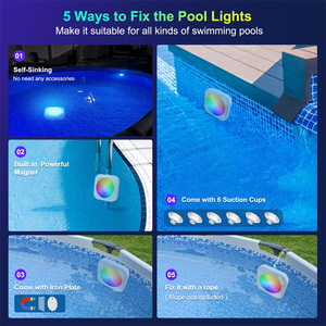 Thay đổi màu sắc có thể sạc lại chìm nổi Đèn hồ bơi nổi trong hồ bơi có thể sạc lại - Product Image 6