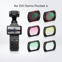 Kit de filtres d'effets caméra magnétiques UV CPL VND ND Cinebloom Pink Mist Vintage Glow pour DJI Osmo Pocket 4