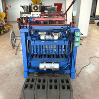 Machine automatique QT4-35 pour la fabrication de blocs de béton creux, de pavés et de briques de ciment