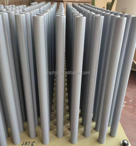 Tubos redondos de fibra de vidrio pultruidos FRP de alta resistencia Acabado liso para aplicaciones de construcción industrial - Product Image 2