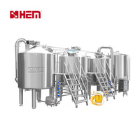 Équipement de Fermentation d'Alcool et de Bière Hermann Essential, Cuve à Eau Chaude de 500L, Réservoir sous Pression de 300L, Cuve de Fermentation à Chaud