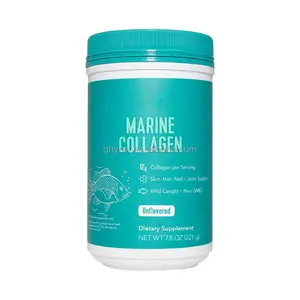 Personalizzare la qualità superiore idrolizzato pesce marino Peptide di collagene in polvere integratore per capelli della pelle articolazione delle unghie idrolizzato collagene in polvere