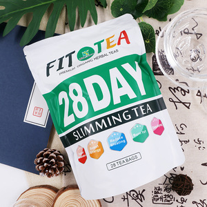 Thé Oolong Herbal Fit 28 jours, extrait d'aloe vera, infusé de vitamines, ingrédients minceur cultivés à l'état sauvage de qualité alimentaire, flacon de 0,5 g - Product Image 2