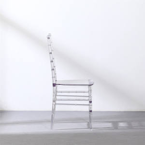 A buon mercato prezzo di fabbrica moderno all'ingrosso trasparente cerimonie di nozze in plastica acrilico chiaro coppia sedie per matrimoni - Product Image 4