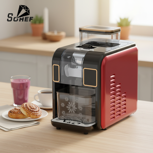 เครื่องทำสมูทตี้น้ำแข็ง SOHEF ผ่านการควบคุมคุณภาพอย่างเข้มงวดจากโรงงานมาตรฐาน ISO9001 พร้อมแม่พิมพ์เฉพาะเพื่อความสม่ำเสมอ เหมาะสำหรับโรงแรมระดับไฮเอนด์และร้านค้าในเครือ - Product Image 1