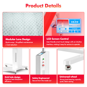 Panneau de luminothérapie infrarouge <span class=keywords><strong>rouge</strong></span> et infrarouge proche, panneau de luminothérapie <span class=keywords><strong>rouge</strong></span> et infrarouge proche pour le corps entier, Shenzhen - Product Image 4