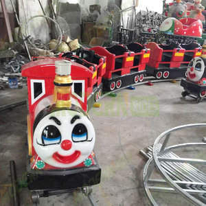 <span class=keywords><strong>Tren</strong></span> Infantil <span class=keywords><strong>de</strong></span> Acero para Montar, Colores Blanco, <span class=keywords><strong>Rojo</strong></span> y Negro, para Uso en Exteriores en Parques Infantiles, 14 Pasajeros, Familiar - Product Image 4