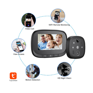 Tuya App kỹ thuật số <span class=keywords><strong>Door</strong></span> <span class=keywords><strong>Viewer</strong></span> lổ nhìn trộm máy ảnh với 4.3 inch Monitor Night Vision phát hiện chuyển động - Product Image 6