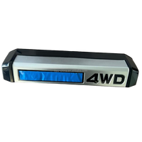 Pour Toyota Land Cruiser LC70 FJ70 LC76 LC78 LC79 FJ79 Cadre de plaque d'immatriculation arrière à LED Accessoires extérieurs