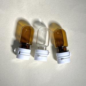 Großhandel Klare Kosmetische Ätherisches Öl Parfümflasche 1,5 ml 2 ml 3 ml 5 ml Glasfläschchen mit Ziehring-Deckel Leere Testerprobe - Product Image 3