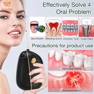 Suministro de fábrica Cuidado bucal Esterilización Limpiador de dientes Flosser de agua portátil Limpieza de dientes y blanqueamiento Dientes plegables portátiles - Product Image 3