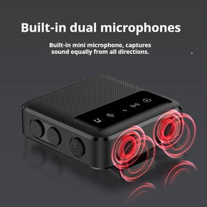 Microphone Lavalier Condensateur Sans Fil Personnel pour <span class=keywords><strong>Enregistrement</strong></span> Quotidien, Prêt Bluetooth, Réverbération LED, Auto-Ducking, Portée 25m, Studio Domestique, Vlog, Live - Product Image 3