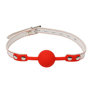 Balle de gag en silicone noir avec clous métalliques pour jeux adultes, accessoire BDSM unisexe - Product Image 4