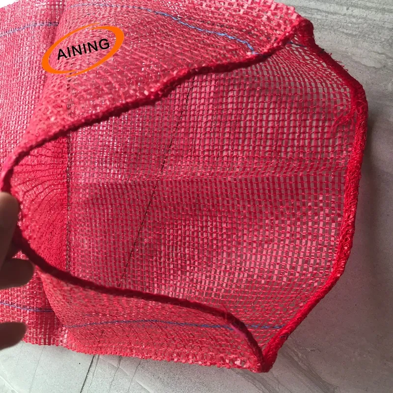 red mesh bag for onion packing for Yemen market