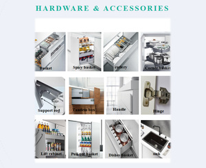 Juego Completo de Muebles de Cocina de Fábrica, Muebles de Cocina de Aglomerado y Melamina, Muebles de Cocina Lacados, Ensamblaje de Muebles de Cocina - Product Image 6