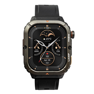 Smartwatch <span class=keywords><strong>W3</strong></span> con Display OLED da 1,95 Pollici Leggibile alla Luce Solare, Torcia, Cardiofrequenzimetro, Impermeabile 5ATM IP68, Chiamate BT, Monitoraggio del Sonno, Magnetico, per Uomo - Product Image 4