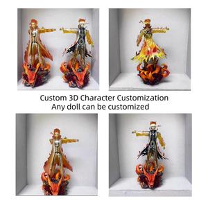 Personalizada 10cm cuarta generación <span class=keywords><strong>Anime</strong></span> personaje Nine-Tails Chirino ABS PVC figurita conjunto perfecto coleccionable regalo artículo - Product Image 2