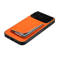 Étui de téléphone en cuir PU grain litchi avec porte-cartes magnétique et béquille, OEM/ODM Denior, directement de l'usine, logo personnalisé disponible