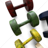 Haltères professionnelles rouges, équipement d'exercices de sport, poids libre, nouveau Design